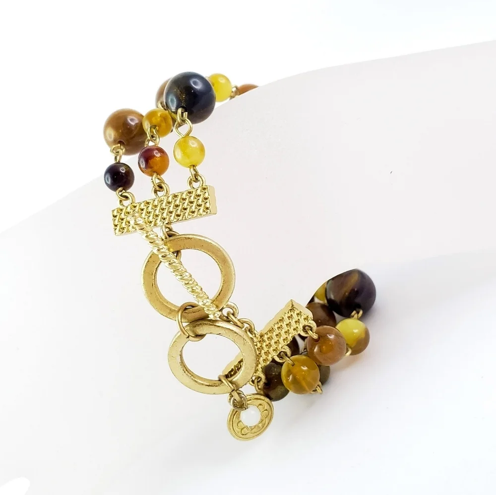Dana Buchman Bracelet Brown Earth Tones